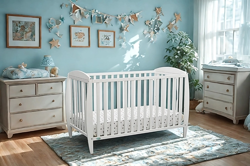 CUNA DE MADERA 3 EN 1 MAHUIDA BLANCA - 2