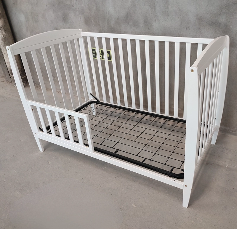 CUNA DE MADERA 3 EN 1 MAHUIDA BLANCA - 7