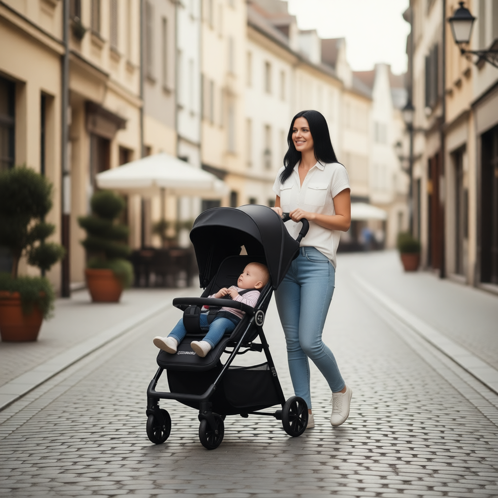 COCHE COMPACTO AIRO GRIS  DE 0 A 36 MESES - 2