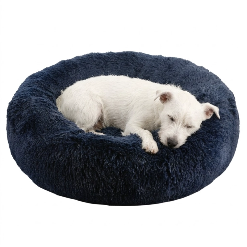 CAMA PARA MASCOTAS 60X60 AZUL  CALIDAD SUPERIOR - 2