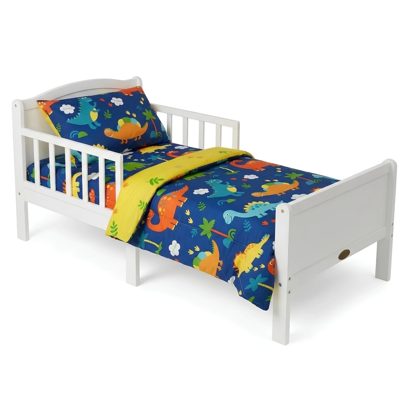 CAMA DE TRANSICION MADERA SOLIDA 140X70 NEWEN BLANCA - 3