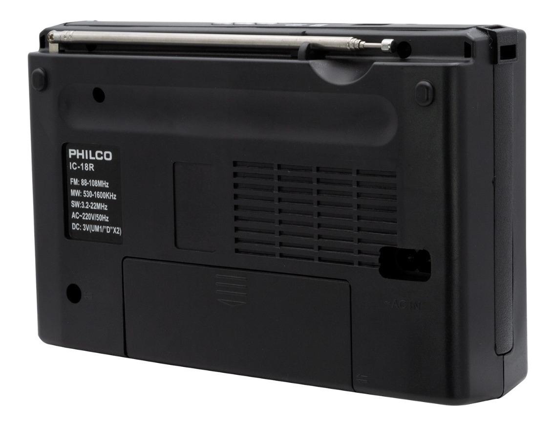 RADIO PHILCO IC 18-R MULTIBANDAS RECARGABLE - 5