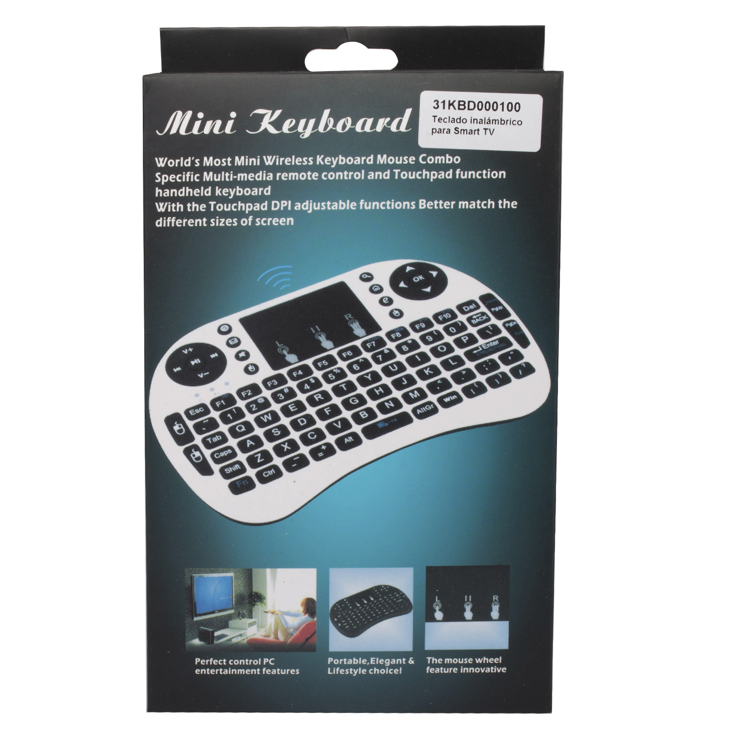 TECLADO INALAMBRICO PARA SMART TV KBD-100 - 1
