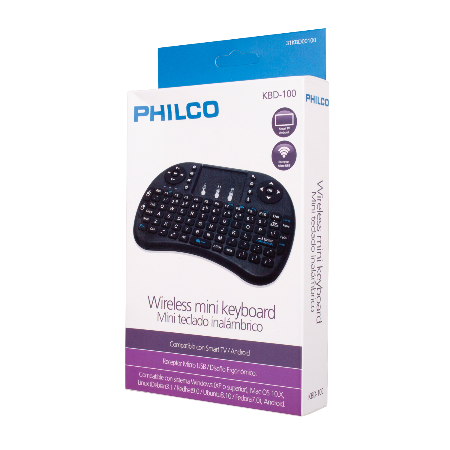 TECLADO INALAMBRICO PARA SMART TV KBD-100 - 3