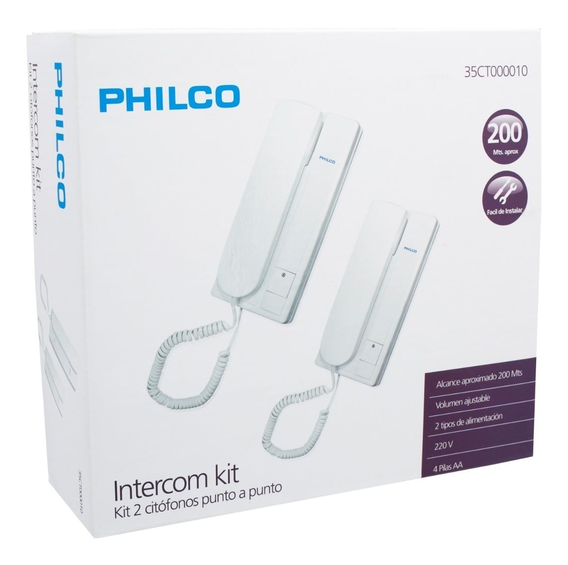 CITOFONO PTO/PTO PHILCO 220 VOLTS CT-10 - 5