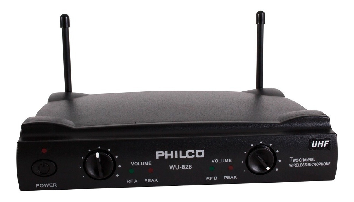 SET PHILCO 2 MICROFONOS INAL. UHF - 2