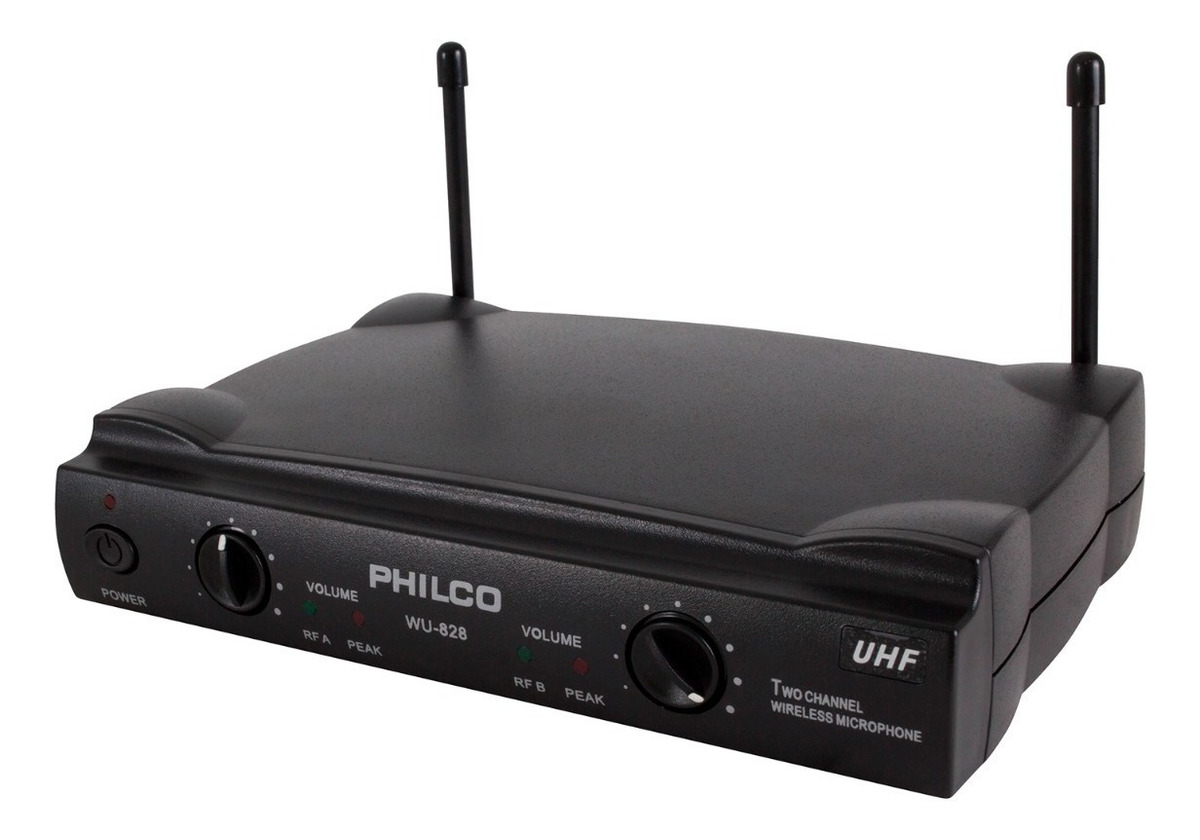 SET PHILCO 2 MICROFONOS INAL. UHF - 3