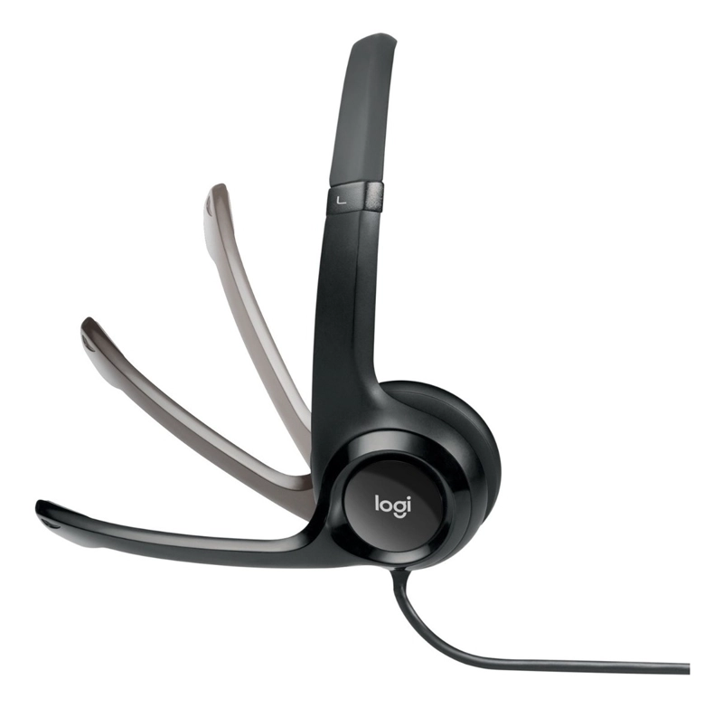AUDÍFONOS LOGITECH HEADSET USB H390 - 4