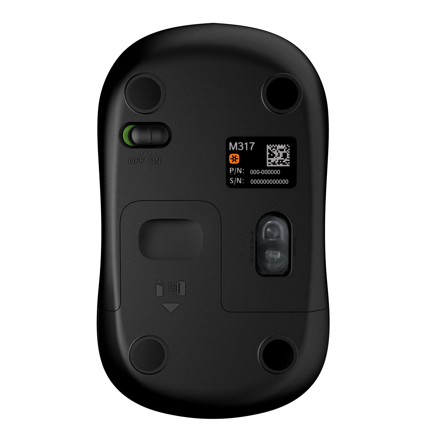 MOUSE INALÁMBRICO LOGITECH 910-003416 M317 - 4