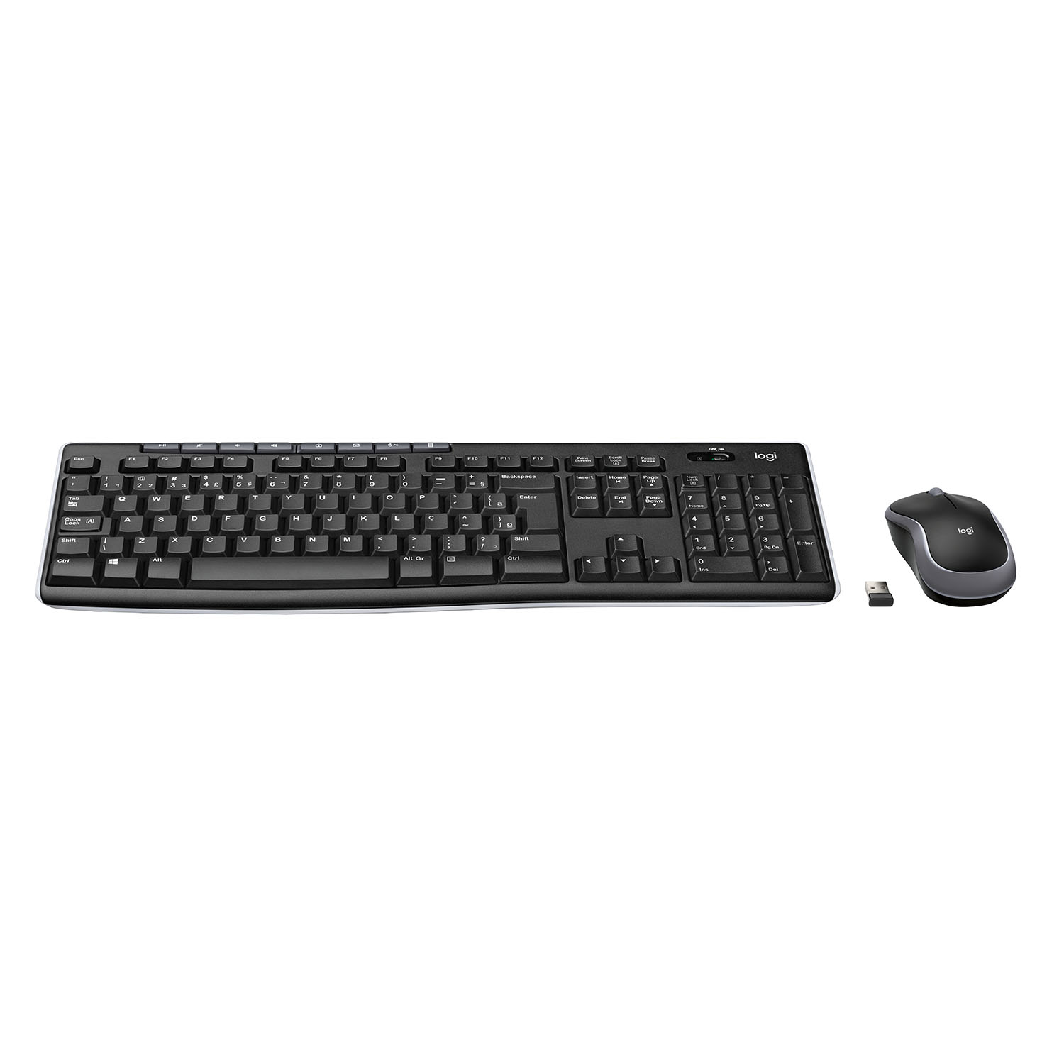KIT TECLADO + MOUSE LOGITECH 920-004432 INALAM MK270 NEG - 1