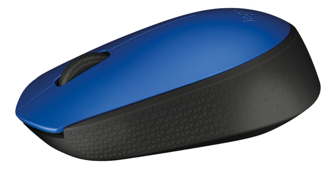 MOUSE INALÁMBRICO LOGITECH M170 AZUL Y NEGRO - 4
