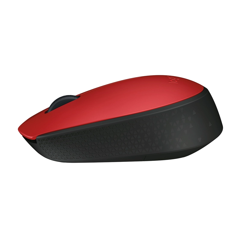 MOUSE INALÁMBRICO LOGITECH M170 ROJO Y NEGRO - 3