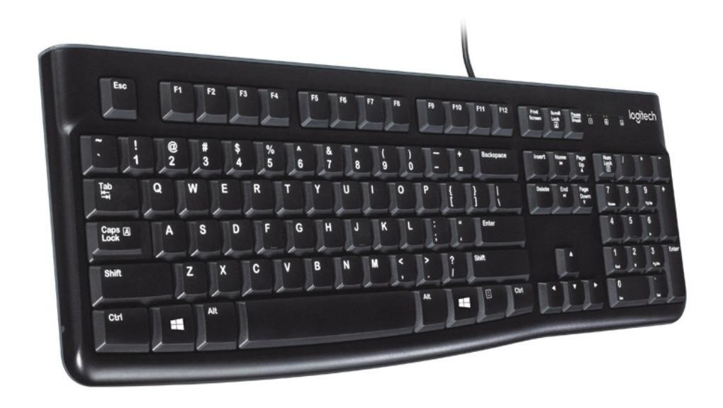 TECLADO WINDOWS LOGITECH K120 QWERTY ESPAÑOL ESPAÑA NEGRO - 3