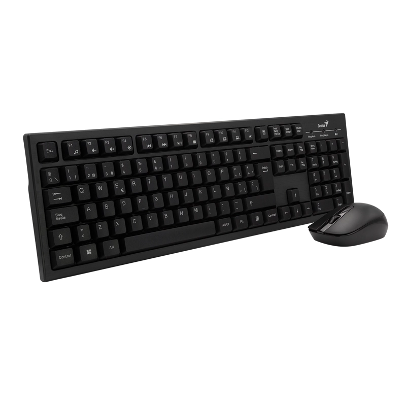 KIT WINDOWS INALÁMBRICO GENIUS KM-8101 MOUSE + TECLADO 12 FN KEYS 2.4 GHZ - 3