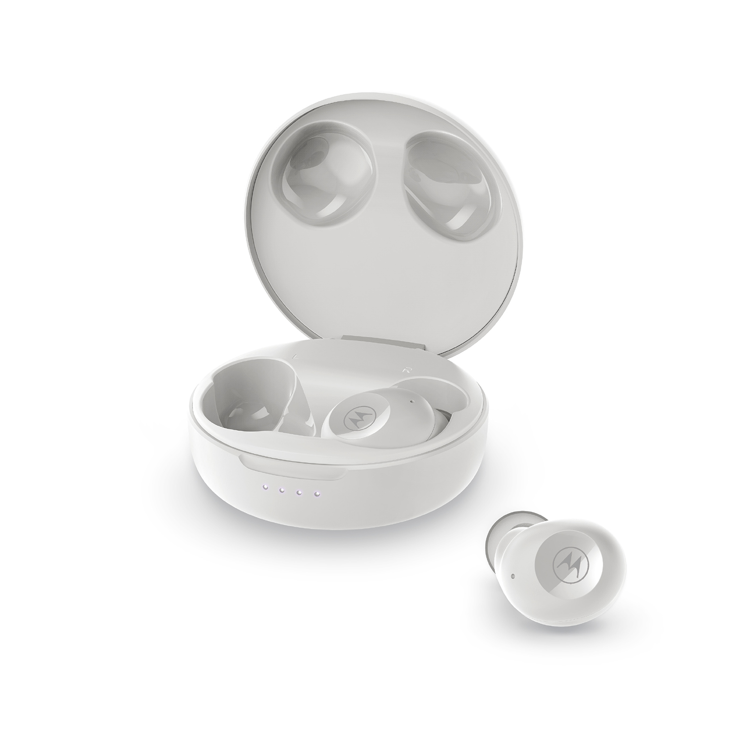 AUDÍFONOS MOTOROLA TRUE WIRELESS MOTO BUDS 150 MOTOBUDS15 BLUETOOTH BLANCO - 1