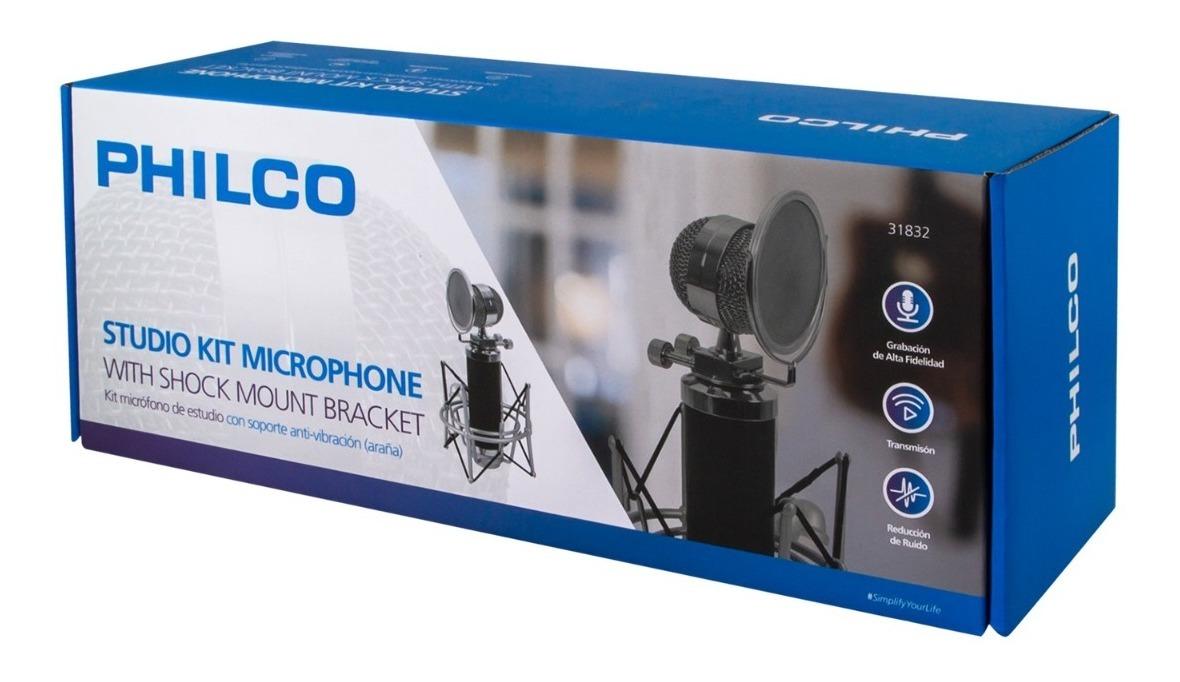 SOPORTE PHILCO STUDIO MICROPHONE CON NOISE REDUCTION - 5