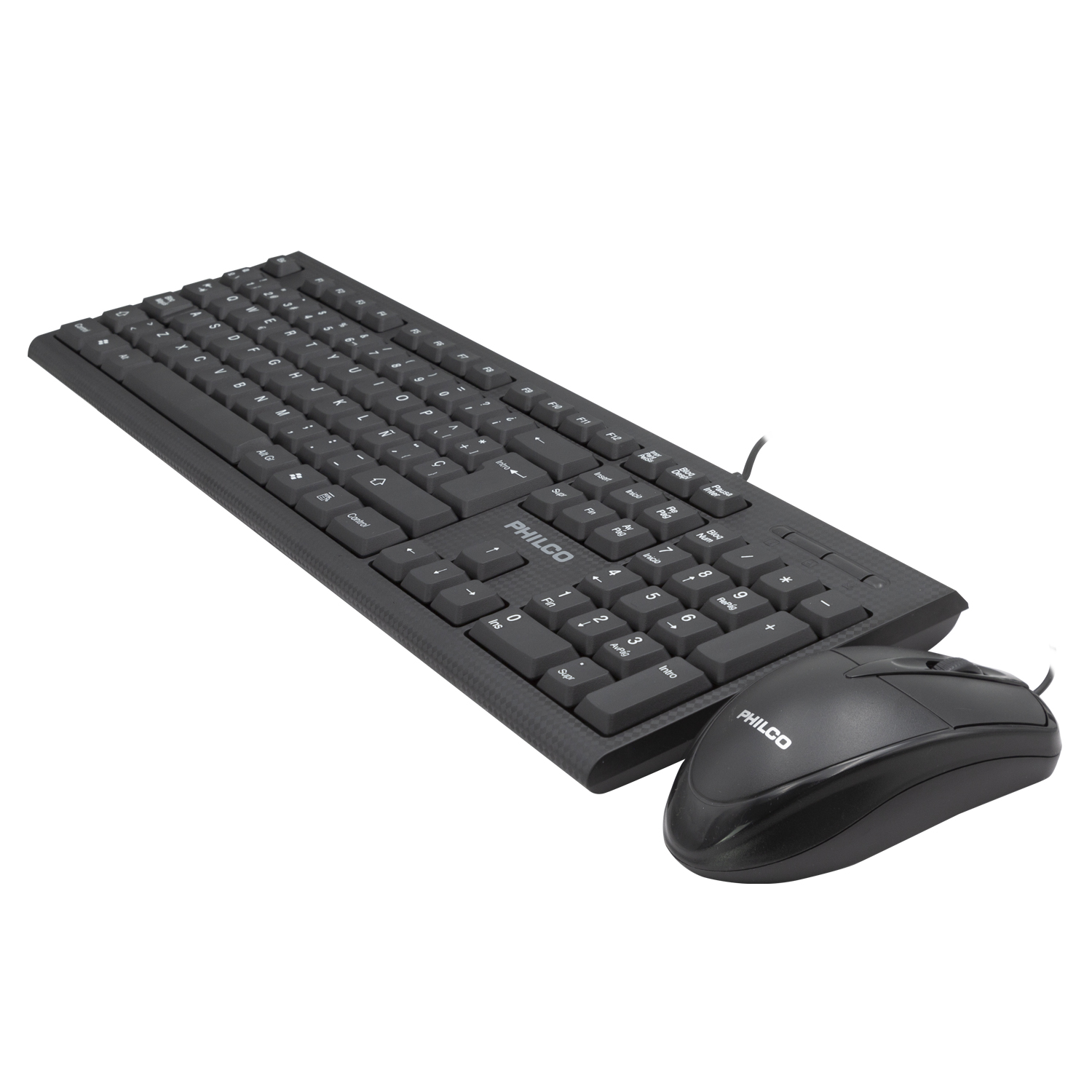 KIT WINDOWS / MAC OS / LINUX PHILCO ALAMBRICO TECLADO + MOUSE - 2