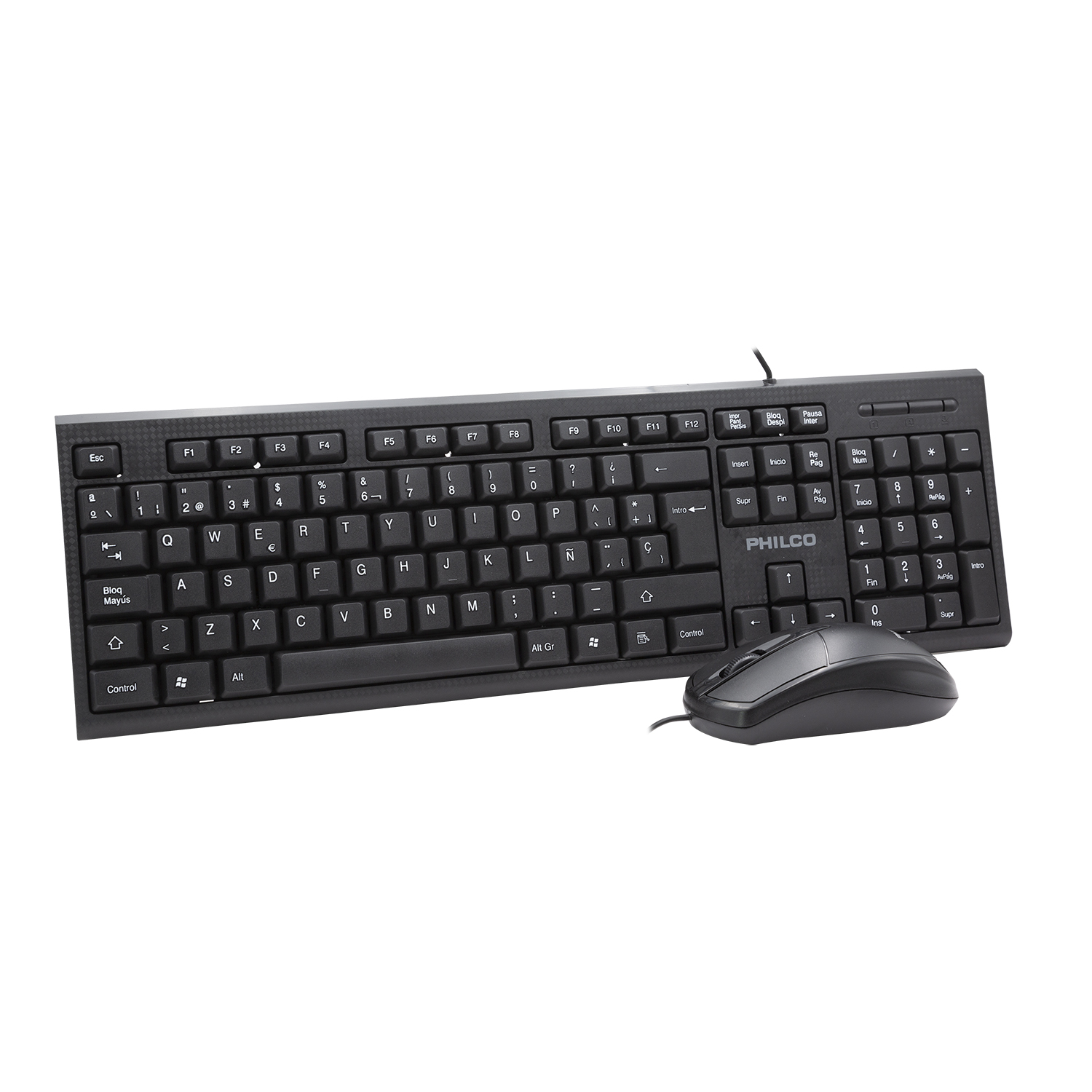 KIT WINDOWS / MAC OS / LINUX PHILCO ALAMBRICO TECLADO + MOUSE - 6
