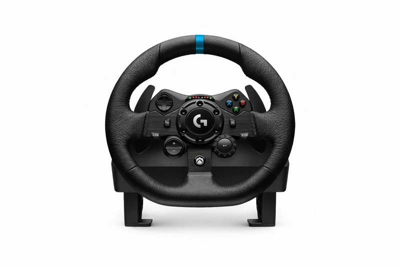 KIT VOLANTE G923 XBOX + PALANCA DE CAMBIOS NEGRO COM04 - 2