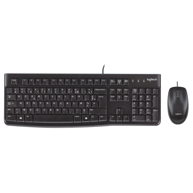 KIT TECLADO + MOUSE XBOX LOGITECH MK120 ESPAÑOL LATINOAMÉRICA - 1
