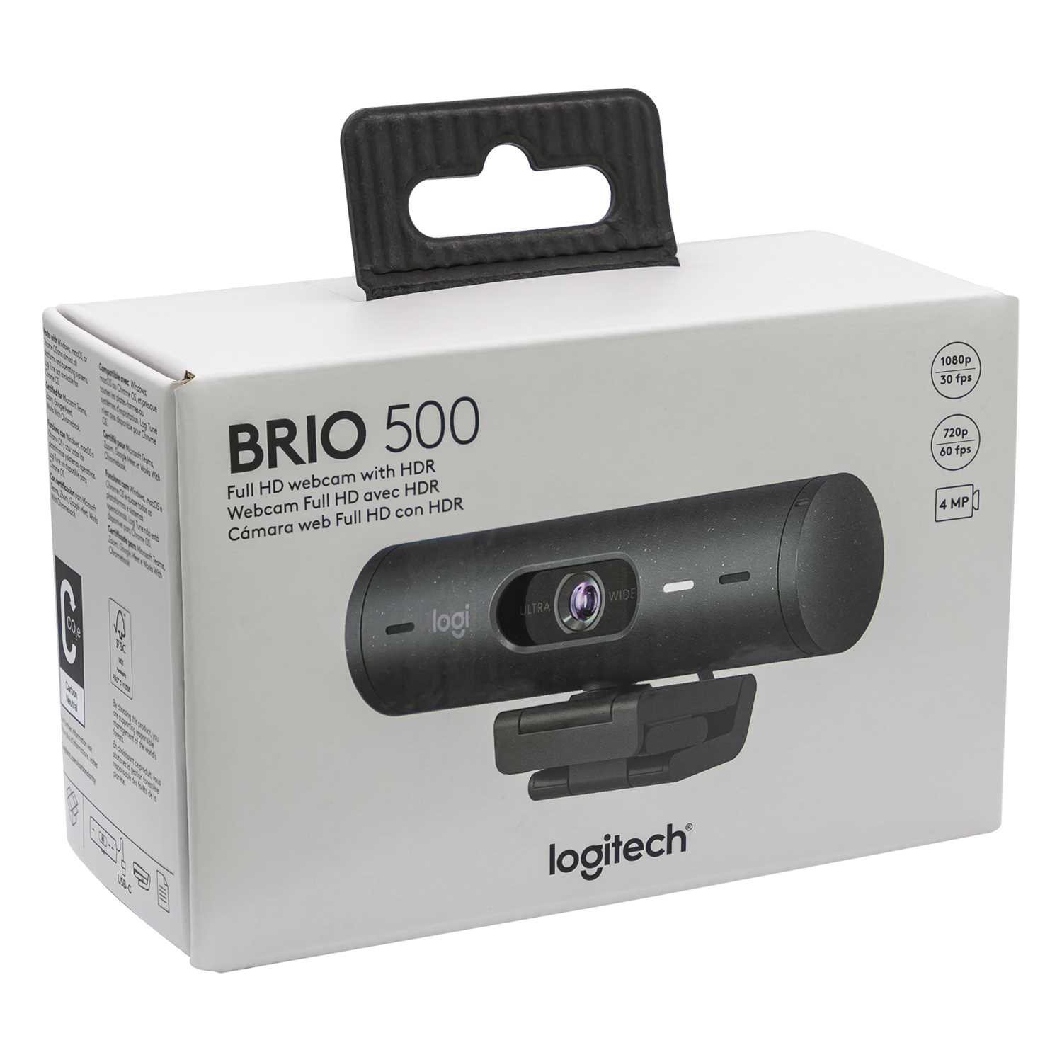 WEBCAM LOGITECH BRIO 500 NO LANG GRAPHITE AMR-403 960-001412 - 2