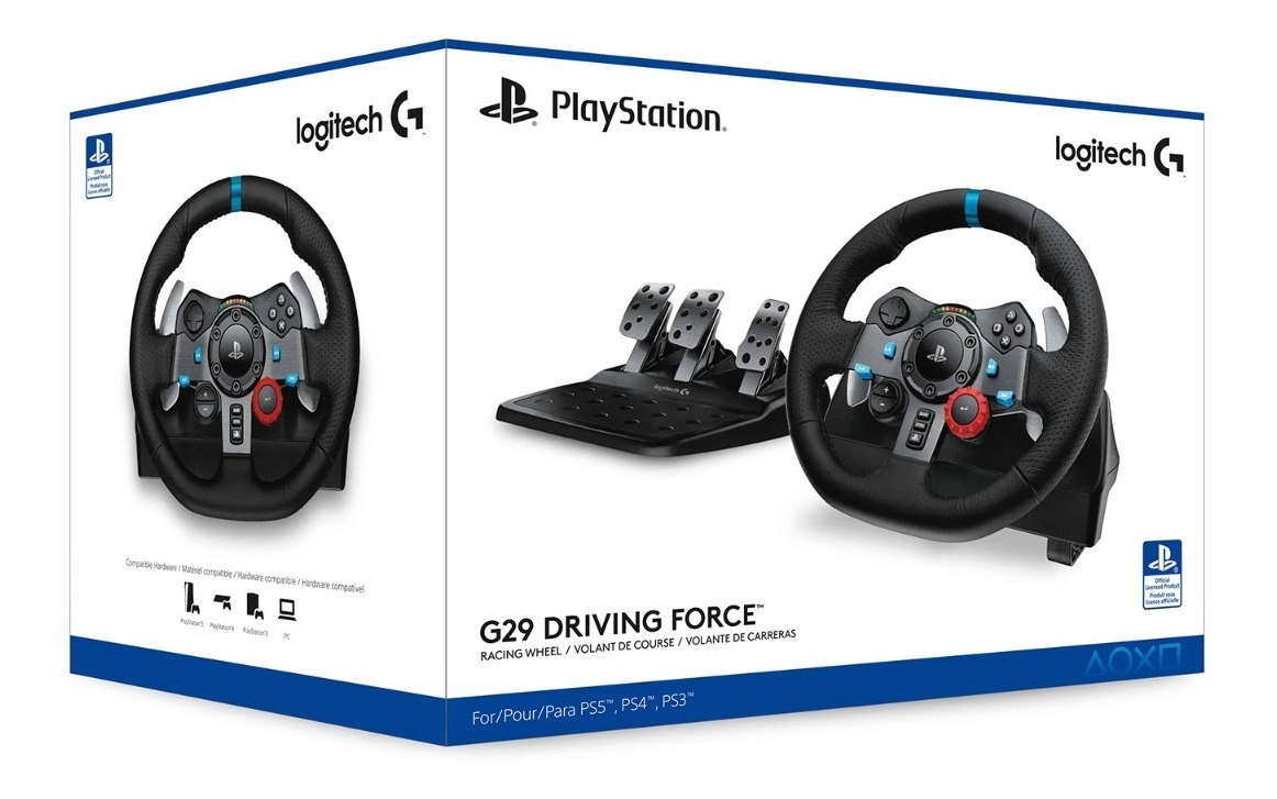 VOLANTE LOGITECH 941-000111 FORCE RACING G29 PS3 PS4 - 3