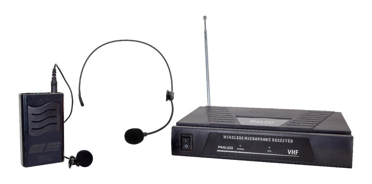 MICROFONO PHILCO INALAM. 2 EN 1 CINTILLO/SOLAPA VHF - 1