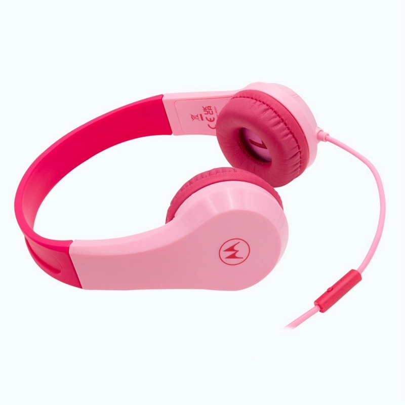 AUDÍFONOS MOTOROLA MANOS LIBRES JR 200 ROSADO CABLE - 3