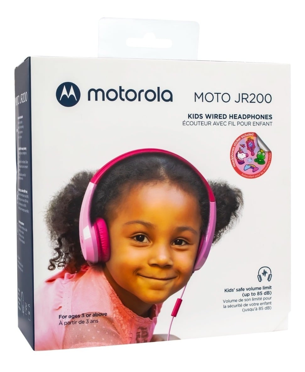AUDÍFONOS MOTOROLA MANOS LIBRES JR 200 ROSADO CABLE - 5