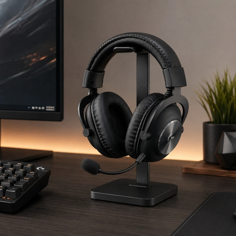 AUDÍFONOS GAMER LOGITECH HEADSET 981-000817 ALAM G PRO X NEGRO PREMIUM - 2