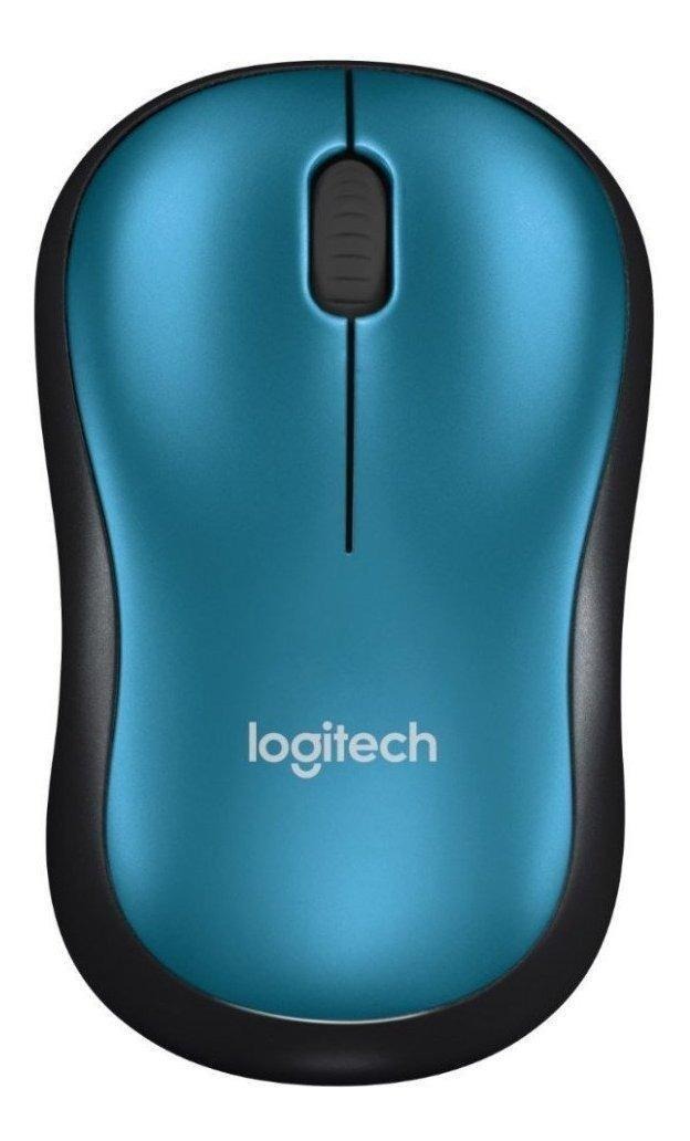 MOUSE INALÁMBRICO LOGITECH 910-003636 M185 AZUL - 1