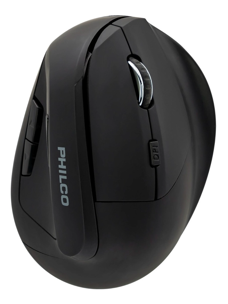MOUSE INALÁMBRICO PHILCO VERTICAL ERGONÓMICO 6B 1600DPI USB - 5