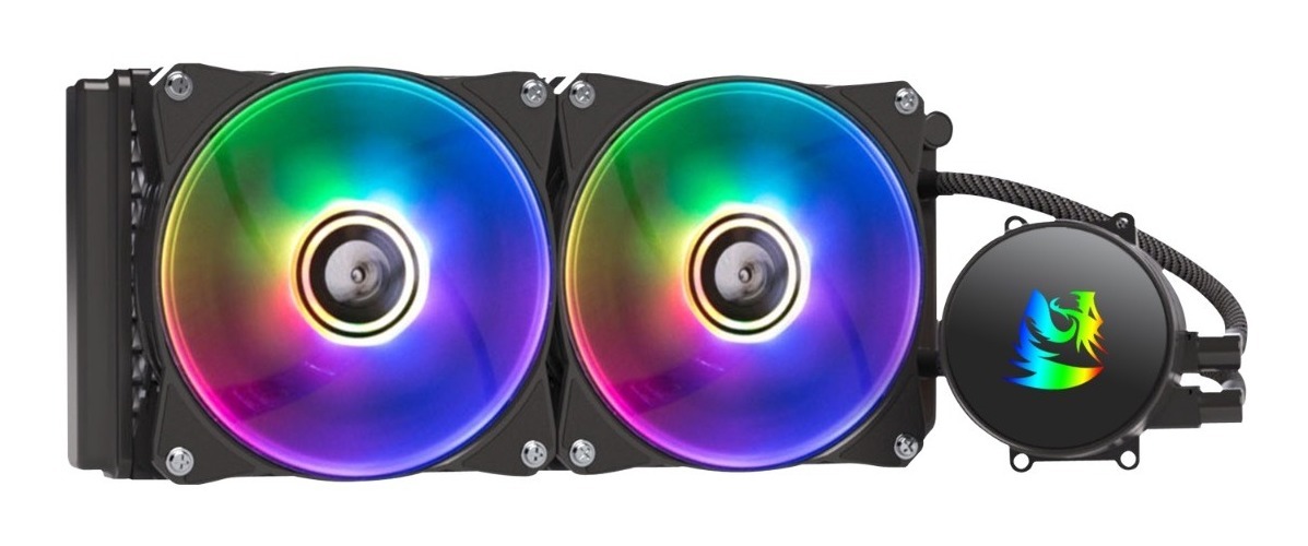 COOLER CPU REDRAGON WATER COOLING RGB DUAL FAN 120 MM CCW-3000 - 4