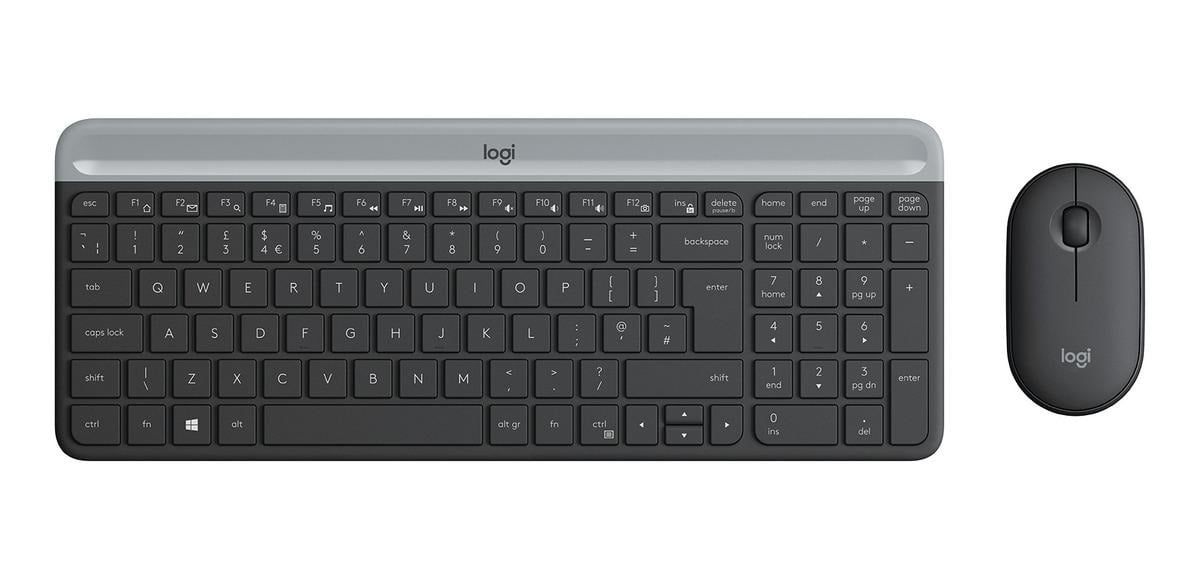 KIT TECLADO + MOUSE INALÁMBRICO LOGITECH MK470 INGLÉS US - 1