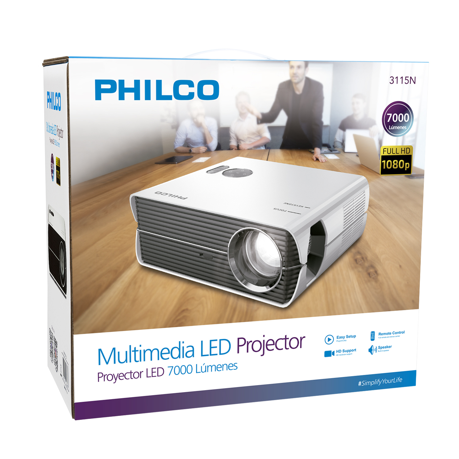 PROYECTOR PHILCO FULL HD (1920 X 1080) 3500 LUMENES