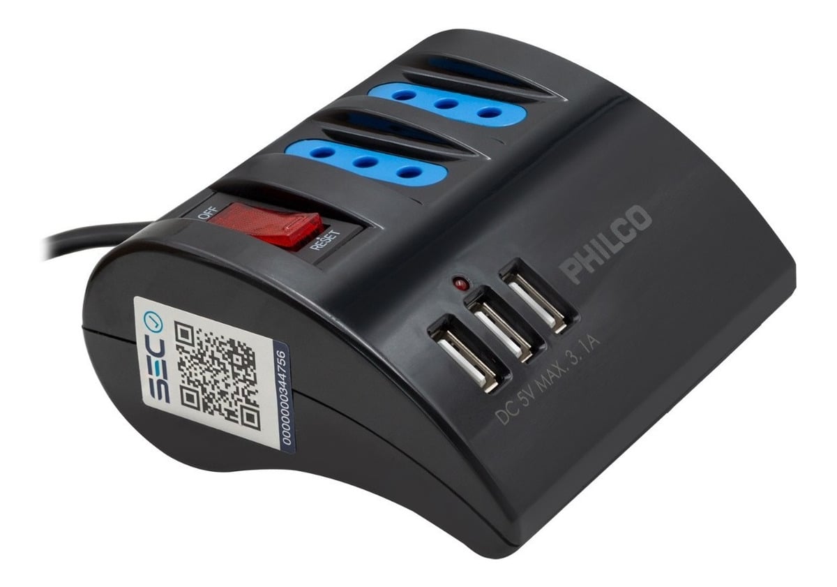EXTENSION USB PHILCO 3 POS 2043N - 1