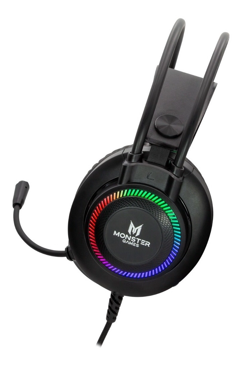 AUDÍFONOS GAMER MONSTER GAMES HEADSET AU624 THROB - 3