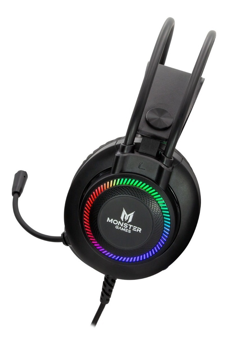 AUDÍFONOS GAMER MONSTER GAMES HEADSET AU624 THROB - 3