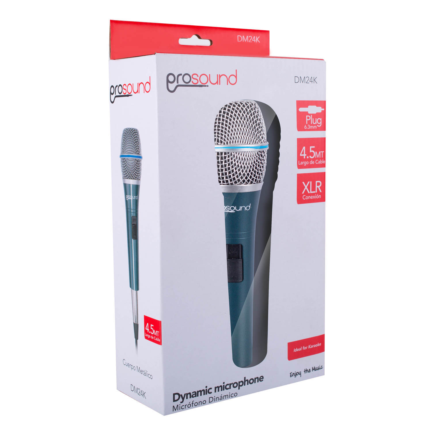 MICROFONO PROSOUND CON CABLE DM24K - 2