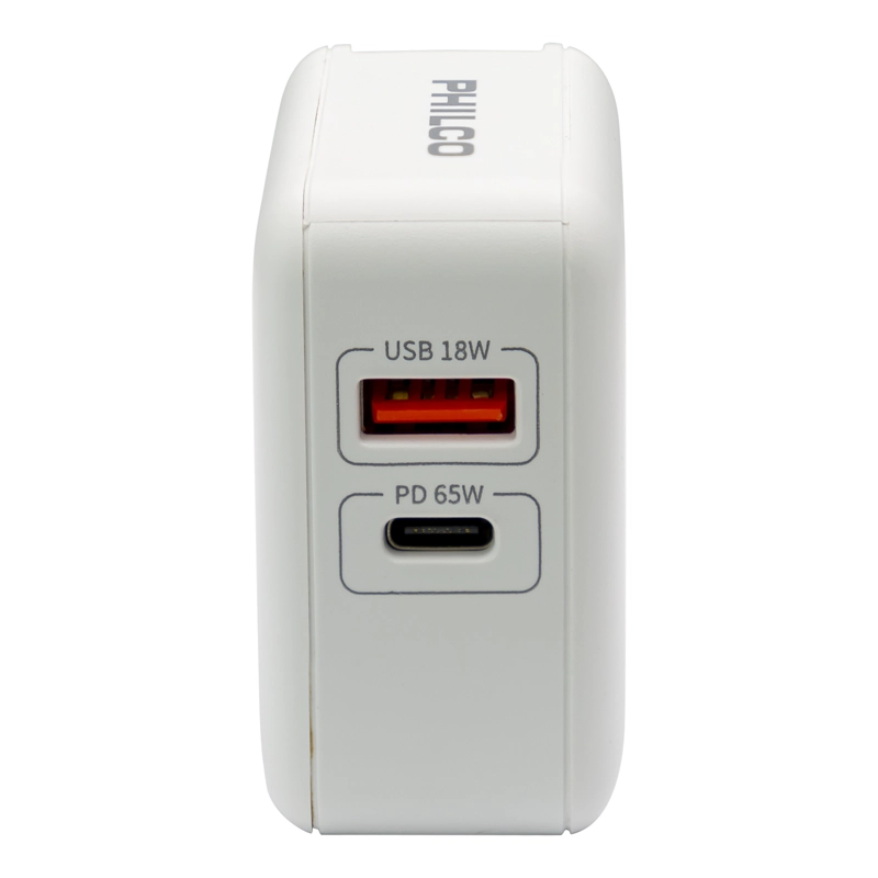 CARG. DE PARED SUPER RAPIDO 65W USB A Y TIPO C - 7