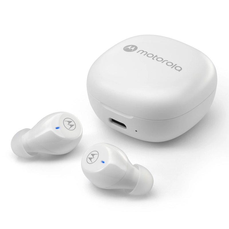AUDÍFONOS MOTOROLA TRUE WIRELESS MOTO BUDS 105 BLUETOOTH BLANCO - 1