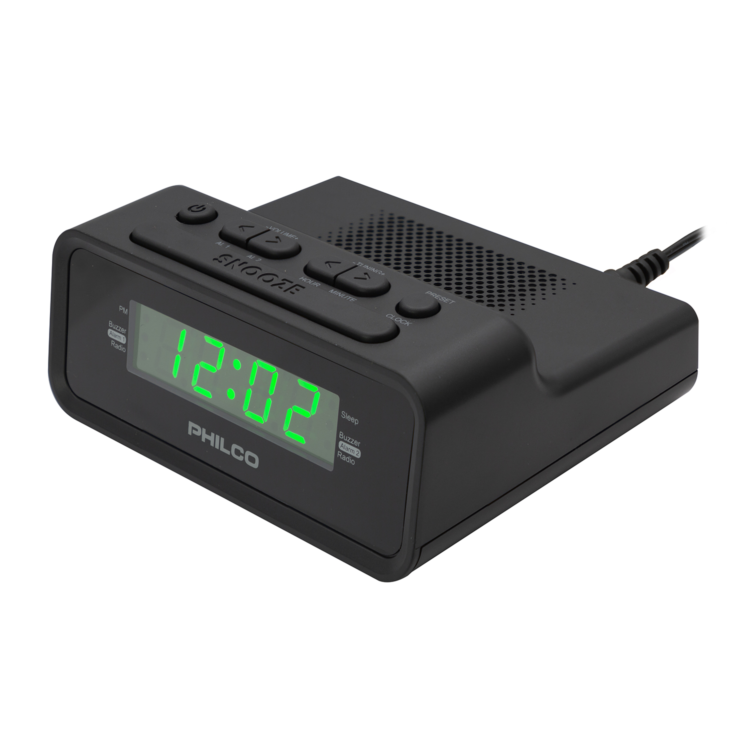 RADIO RELOJ 1006GR PANTALLA 0.6 PHILCO - 2