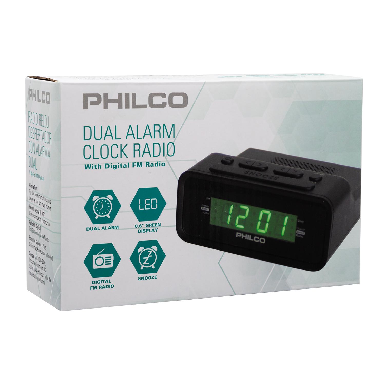 RADIO RELOJ 1006GR PANTALLA 0.6 PHILCO - 4