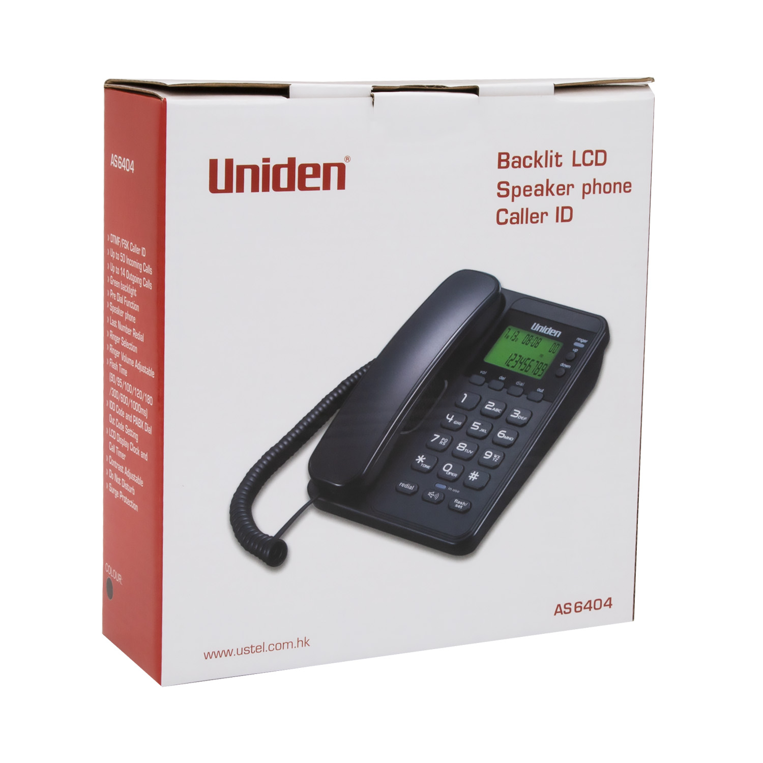 TELEFONO SOBREMESA UNIDEN M.LIBRES C/ID AS6404 - 2