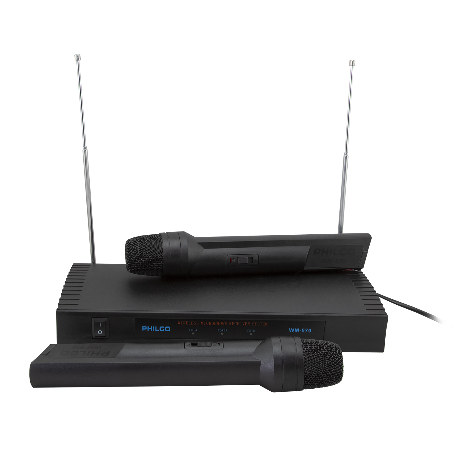 MICROFONO PHILCO S INALAMBRICOS VHF FM WM570 - 1