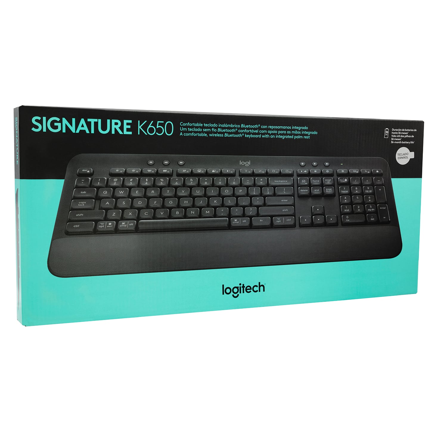 TECLADO LOGITECH 920-010910 K650 WIRELESS GRAFITO ESPAÑOL - 4