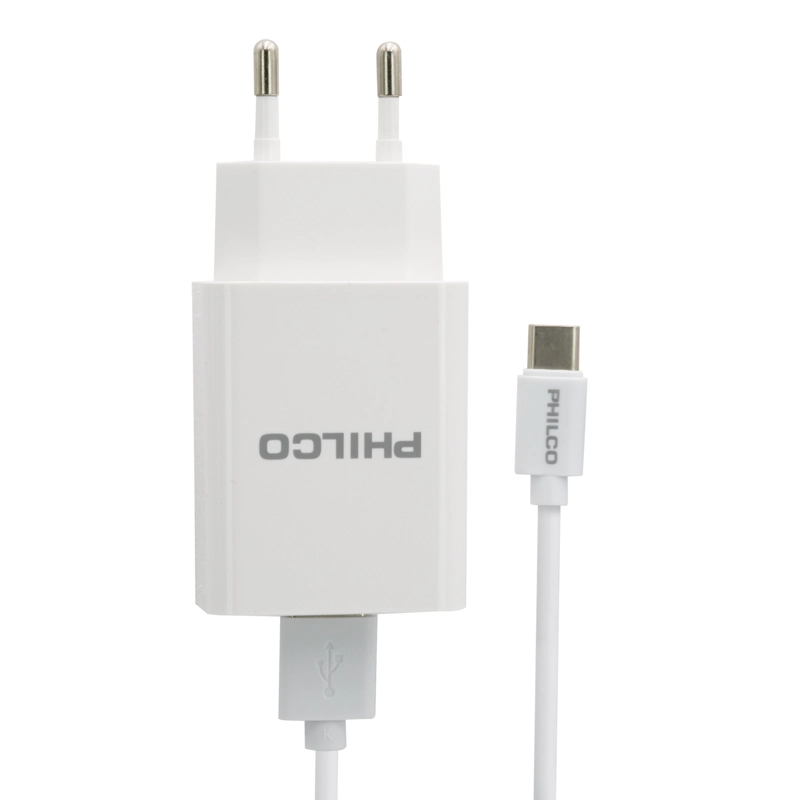 CARGADOR PHILCO USB QC619 BLANCO - 1