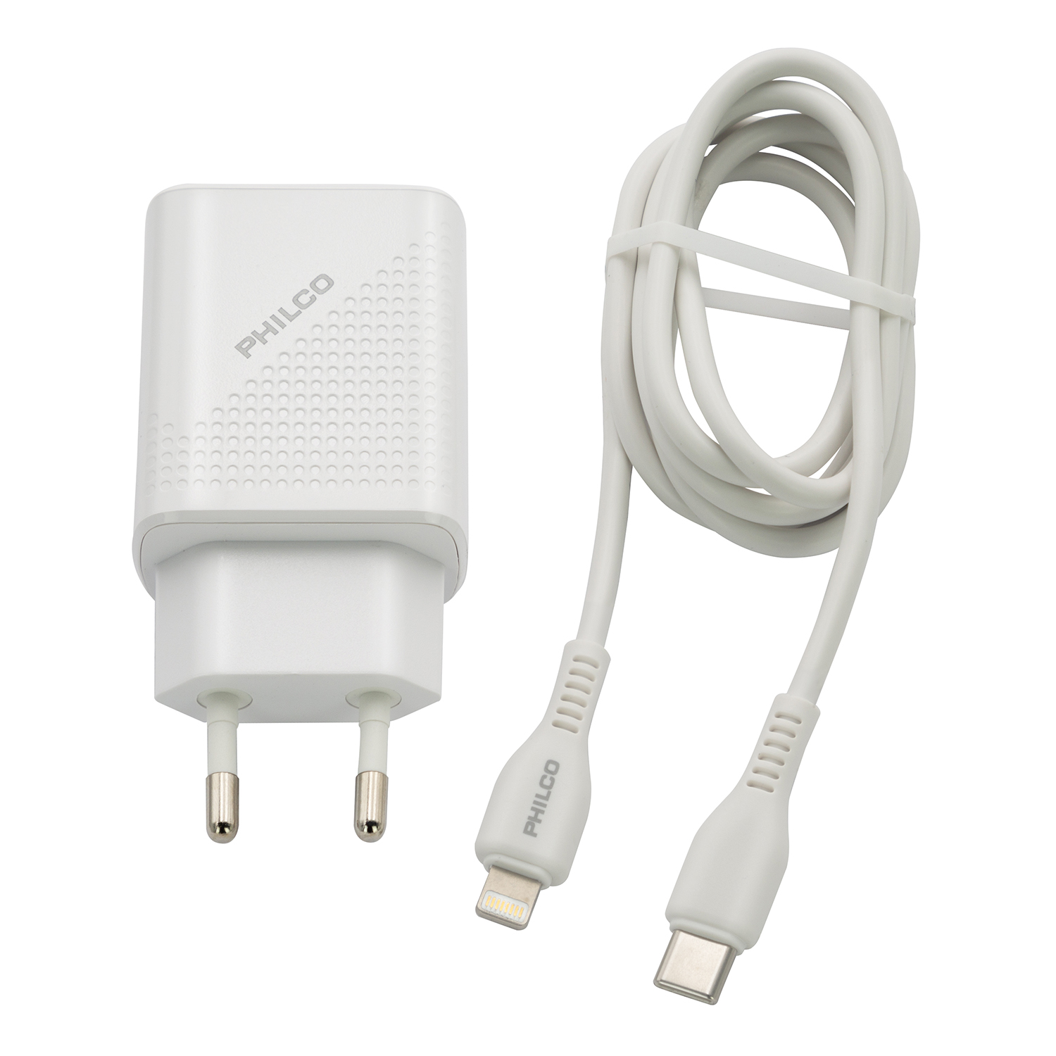 CARG. DE PARED QUALCOM C/PUERTO TIPO C Y CABLE LIGHNTNING - 2