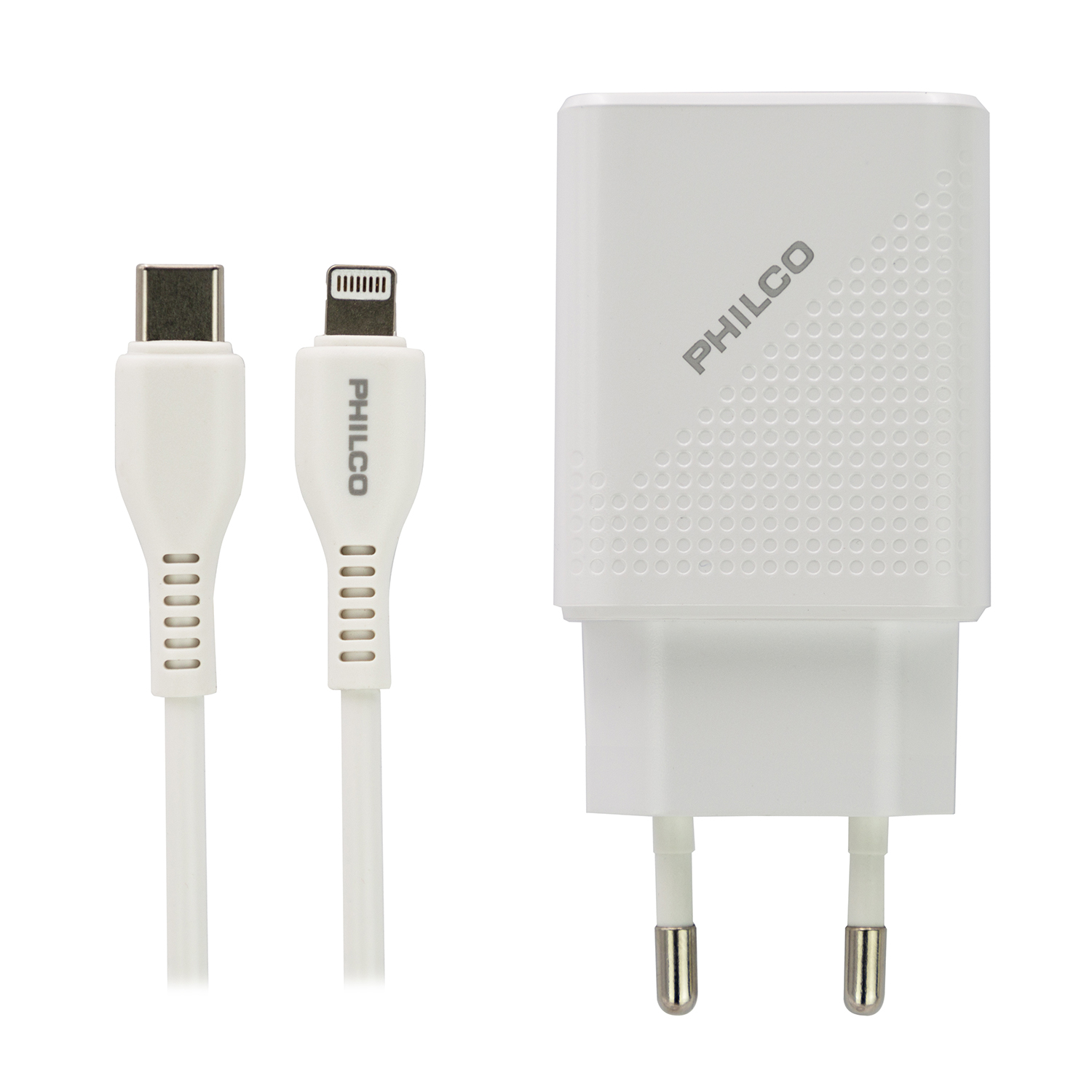 CARG. DE PARED QUALCOM C/PUERTO TIPO C Y CABLE LIGHNTNING - 5
