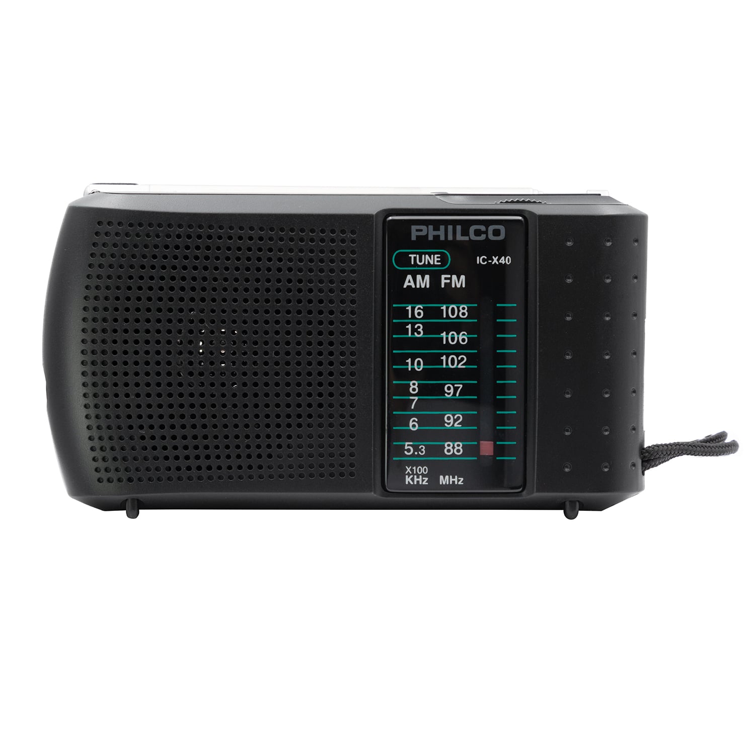 RADIO PHILCO PORTÁTIL C/ PARLANTE Y AUDÍFONO - 1